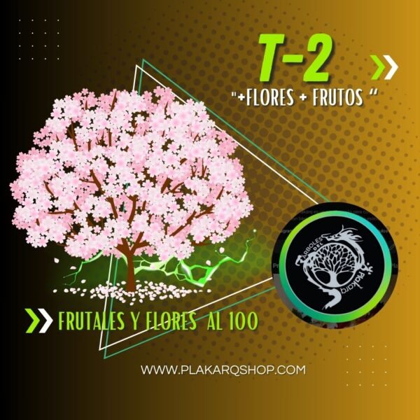 Fertilizante T2 (Bioestimulantes para flores, frutos suculentas y Orquídeas).