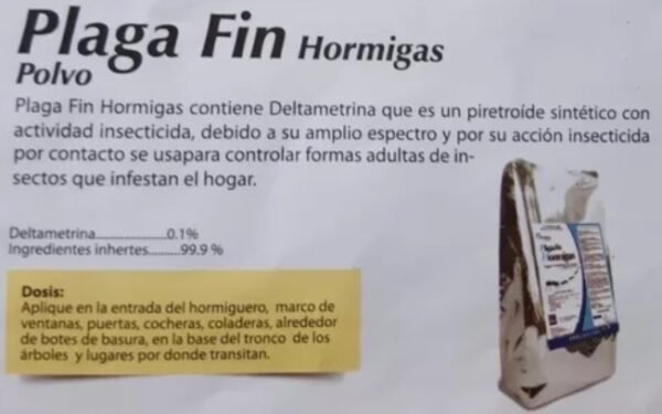 Plaga Fin Hormigas Insecticida 500 gr - Imagen 3