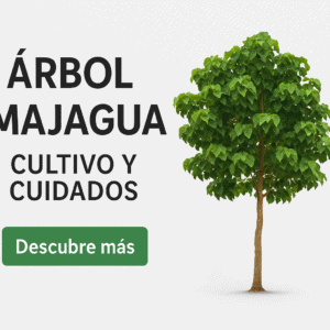 Árbol Majagua (Hibiscus tiliaceus) en maceta con fondo blanco – Plakarq Shop