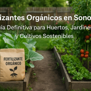 Fertilizantes orgánicos en Sonora para huertos, jardines y cultivos sostenibles