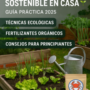 Cómo empezar un huerto urbano sostenible en casa 🌱 | Guía práctica 2025