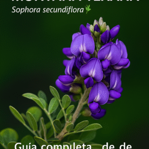 Laurel de la Montaña Texana con flor morada aromática en jardín de CDMX