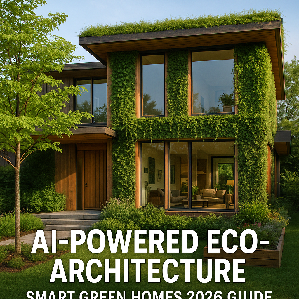 Arquitectura Ecológica con IA: Viviendas Verdes Inteligentes, Naturación Urbana e Ingresos Pasivos (Guía 2026)