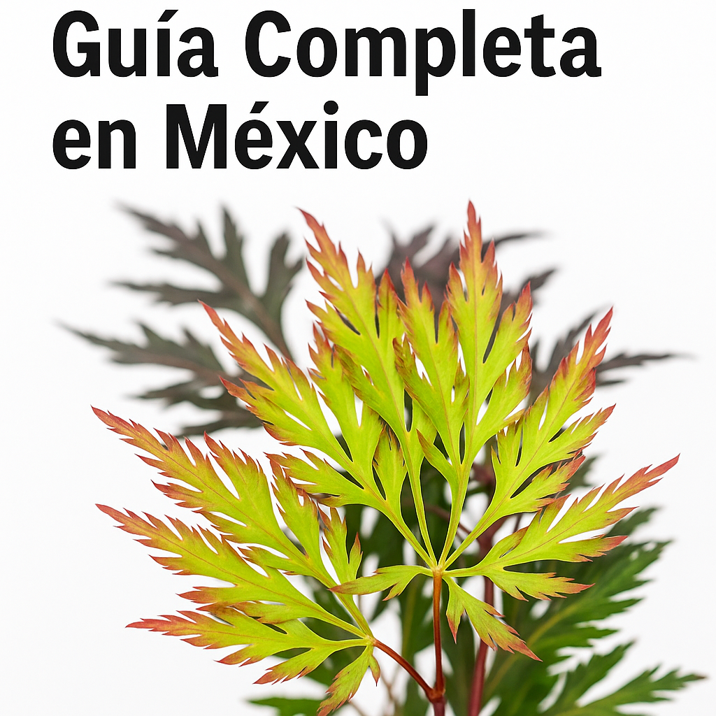 Arce japonés Seiryu: el maple de hoja de encaje más elegante y resistente al al sol del los palmatum para México